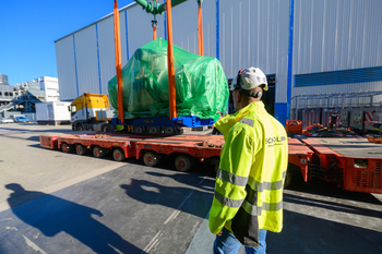 Industriedienstleister SCHOLPP ist Partner für den Transport und die Einbringung von Schwerkomponenten.